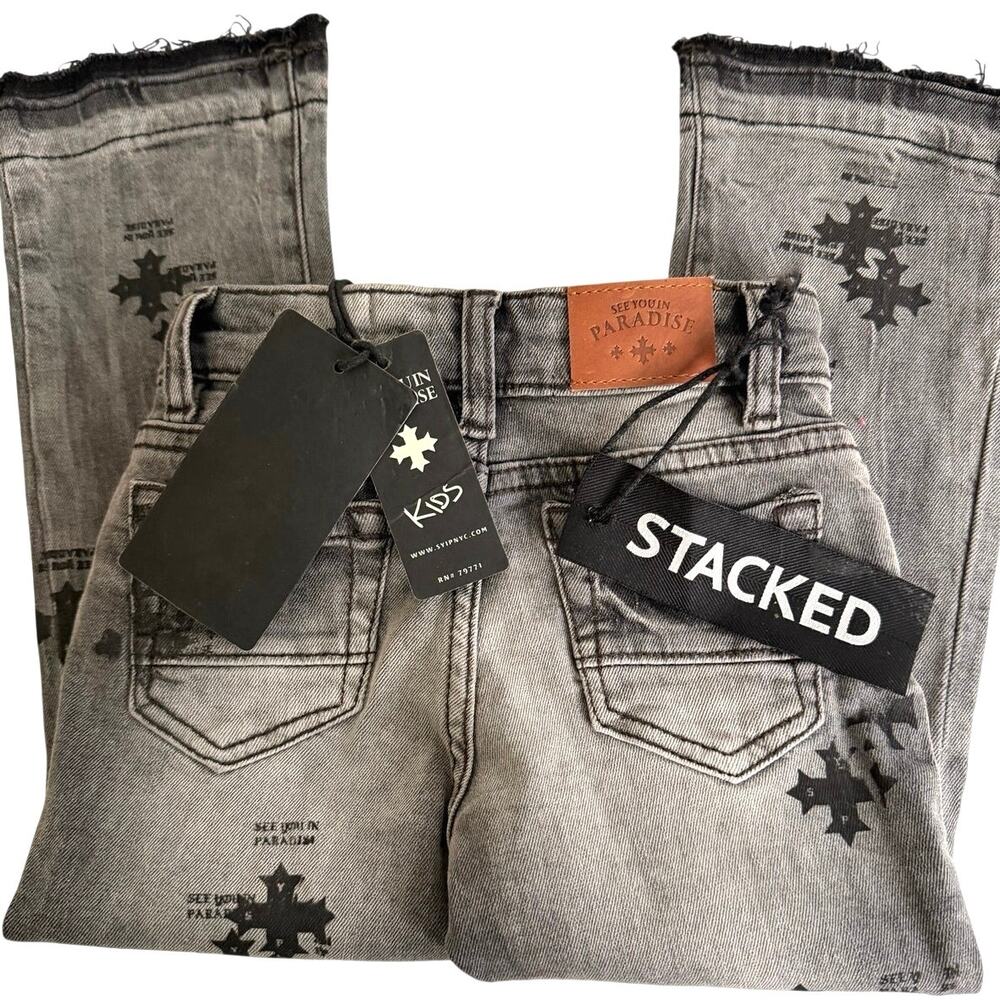 NWT Jordan Craig GIRLS SEE YOU IN PARADISE denim jean size 2 - Picture 8 of 13